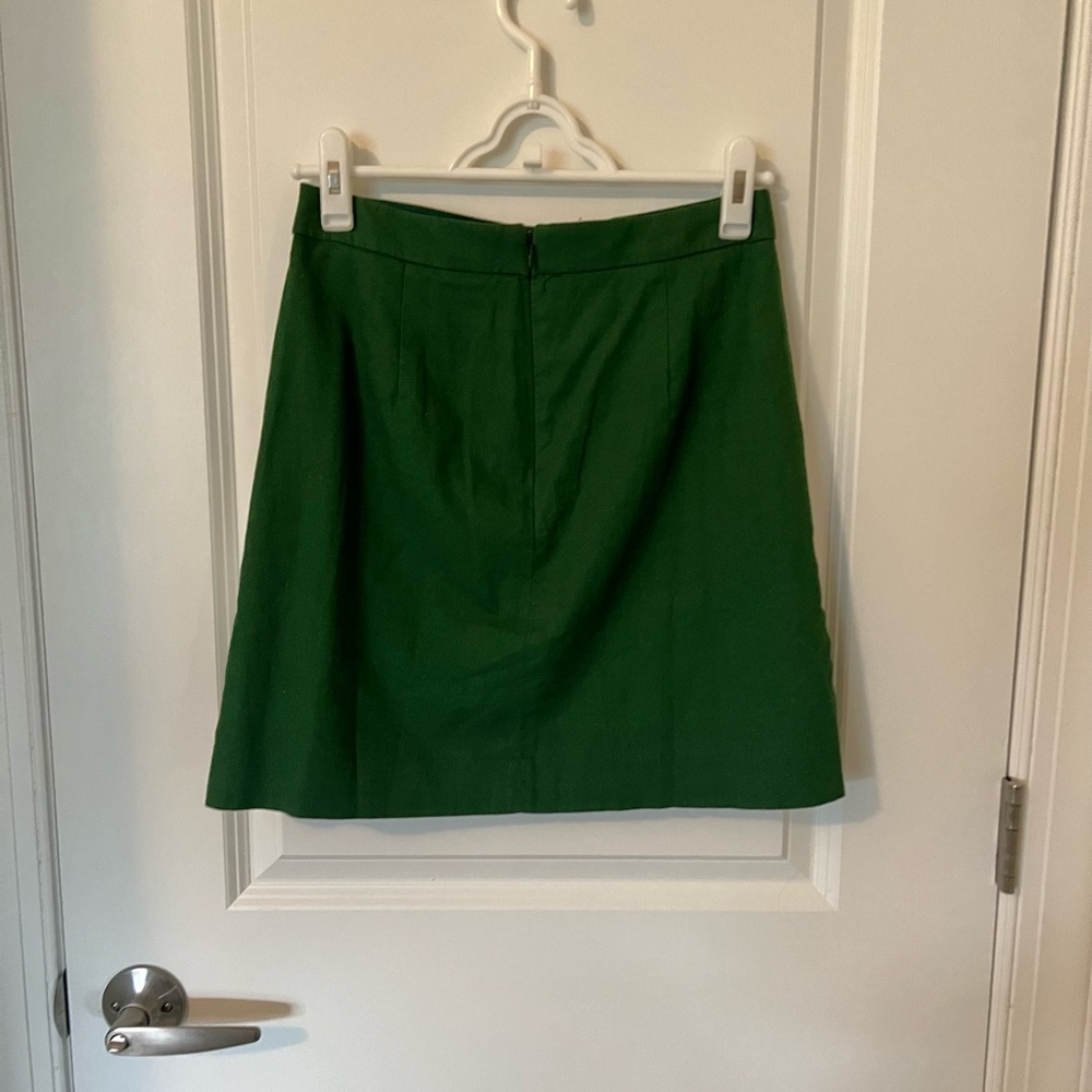 J Crew Forest Green Skirt - Picture 4 of 4